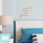 Drinken borden Waterverf vertrekt Folie Afdrukken (Insitu (Slaapkamer))