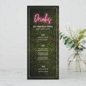 Drinken Bruiloft Feest Menu (Staand voorkant)