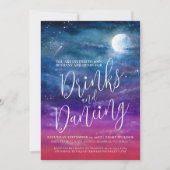 Drinken en dansende bruiloftsfeesten onder de ster kaart (Voorkant)