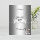 Drinken en de Zilveren Uitnodiging van de Partij (Staand voorkant)