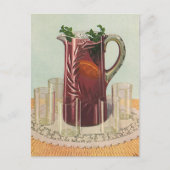 Drinken en dranken, Pitcher of Sangria Briefkaart (Voorkant)