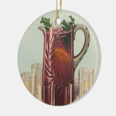 Drinken en dranken, Pitcher of Sangria Keramisch Ornament (Links)