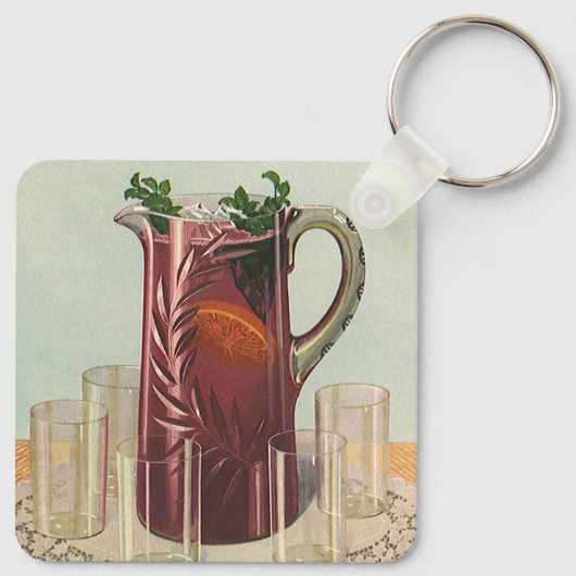 Drinken en dranken, Pitcher of Sangria Sleutelhanger (Achterkant)