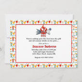 Drinken en een Uitnodiging BBQ (Voorkant)