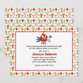 Drinken en een Uitnodiging BBQ (Voorkant / Achterkant)