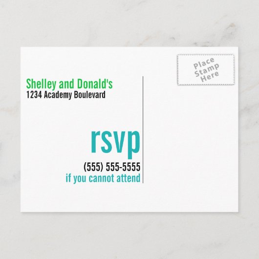 Drinken en het Briefkaart van de Uitnodiging van d (Achterkant)