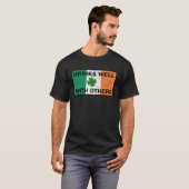 Drinken goed met andere Irish Flag St Patricks Day T-shirt (Voorkant volledig)