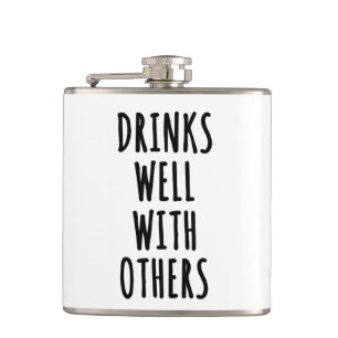 Drinken goed met anderen heupfles