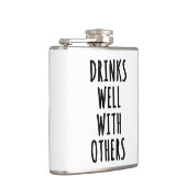 Drinken goed met anderen heupfles (Rechts)