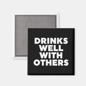 Drinken goed met anderen magneet (Voorkant / Achterkant)