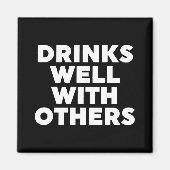 Drinken goed met anderen magneet (Voorkant)