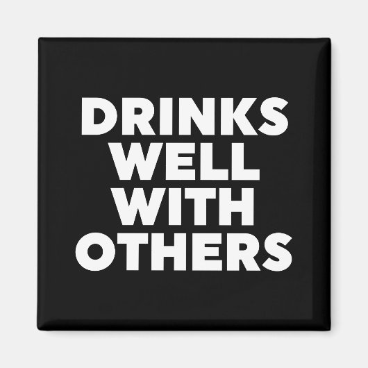 Drinken goed met anderen magneet (Voorkant)