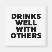 Drinken goed met anderen magneet (Voorkant)