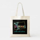 DRINKEN GOED MET ANDEREN TOTE BAG (Achterkant)
