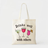 Drinken goed met anderen tote bag (Voorkant)