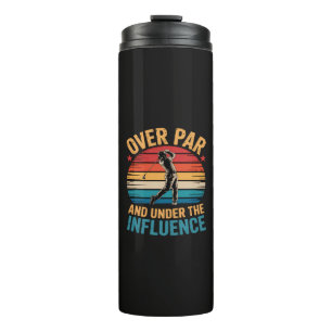 Drinken Grappige Golfen Thermosbeker