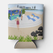 Drinken in de Beach Bar Blikjeskoeler (Voorkant)