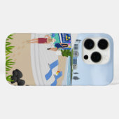 Drinken in de Beach Bar Case-Mate iPhone Case (Achterkant (horizontaal))
