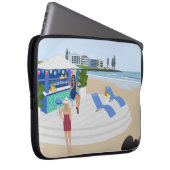 Drinken in de Beach Bar Laptop Sleeve (Voorkant Rechts)