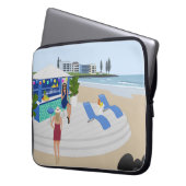 Drinken in de Beach Bar Laptop Sleeve (Voorkant Links)