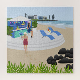 Drinken in de Beach Bar Legpuzzel