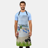 Drinken in de Beach Bar Schort (Gedragen)