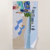 Drinken in de Beach Bar Strandlaken (Voorkant)