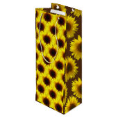 Drinken in de Zonneschijn - Wijngiftzakje Wijn Cadeautas (Achterkant Gekanteld)