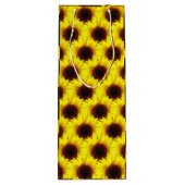 Drinken in de Zonneschijn - Wijngiftzakje Wijn Cadeautas (Achterkant)