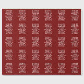 Drinken Kerst Feest Dasher Dancer  Cadeaupapier (Vlak)