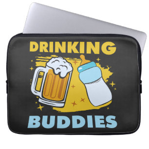 Drinken lichaam vaders dag laptop sleeve