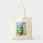 Drinken Met Een Rietje Boodschappentas Tote Bag (Voorkant)