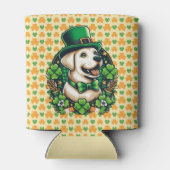 Drinken met Sint Patricksdag Cute Hond Blikjeskoeler (Achterkant)