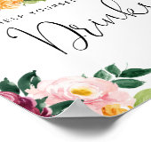 Drinken met vuurvaste schoentjes poster (Hoek)