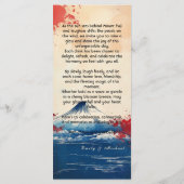 Drinken + mooie tekst Japonesque Harmony met Fuji Menu (Achterkant)