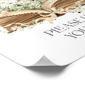 Drinken Nieuw Chapter Book Theme Wildflower Poster (Hoek)