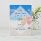 Drinken op de Casual uitnodiging tot het uitzenden (Staand voorkant)