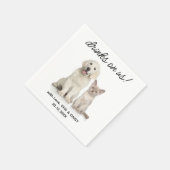 Drinken op het simpele fotograferen van een paar k servet (Hoek)