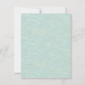 Drinken op het strand Bedankt Blank Tropische Kaar (Achterkant)