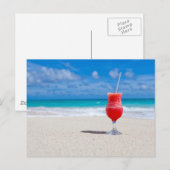 Drinken op het Strand Briefkaart (Voorkant / Achterkant)
