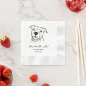 Drinken op mij Custom Pet Cocktail servetten bruil (Insitu)