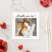 Drinken op mij Eenvoudige foto Leuke Schattigee Ho Servet (Insitu)