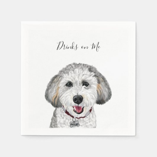 Drinken op mij Napkins Servet (Voorkant)