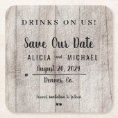 Drinken op ons gewone huwelijk met uitzondering va kartonnen onderzetters (Voorkant)