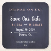 Drinken op ons gewone huwelijk met uitzondering va kartonnen onderzetters (Voorkant)