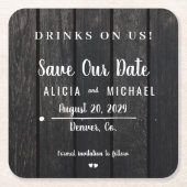 Drinken op ons gewone huwelijk met uitzondering va kartonnen onderzetters (Voorkant)