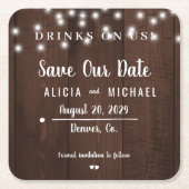 Drinken op ons gewone huwelijk met uitzondering va kartonnen onderzetters (Voorkant)