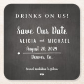 Drinken op ons gewone huwelijk met uitzondering va kartonnen onderzetters (Voorkant)