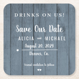 Drinken op ons gewone huwelijk met uitzondering va kartonnen onderzetters