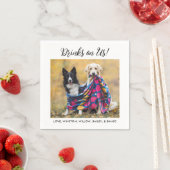 Drinken op ons Schattigee leuke foto Modern Pet Do Servet (Insitu)